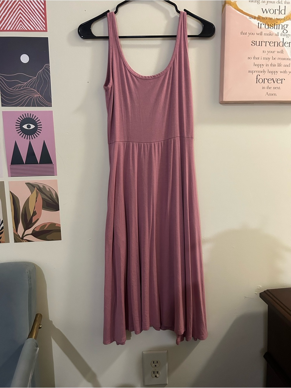 Olivia Rae Sleeveless Maxi Dress in Dusty Rose